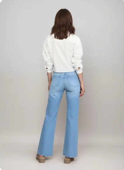 Light Blue Bootcut Jeans