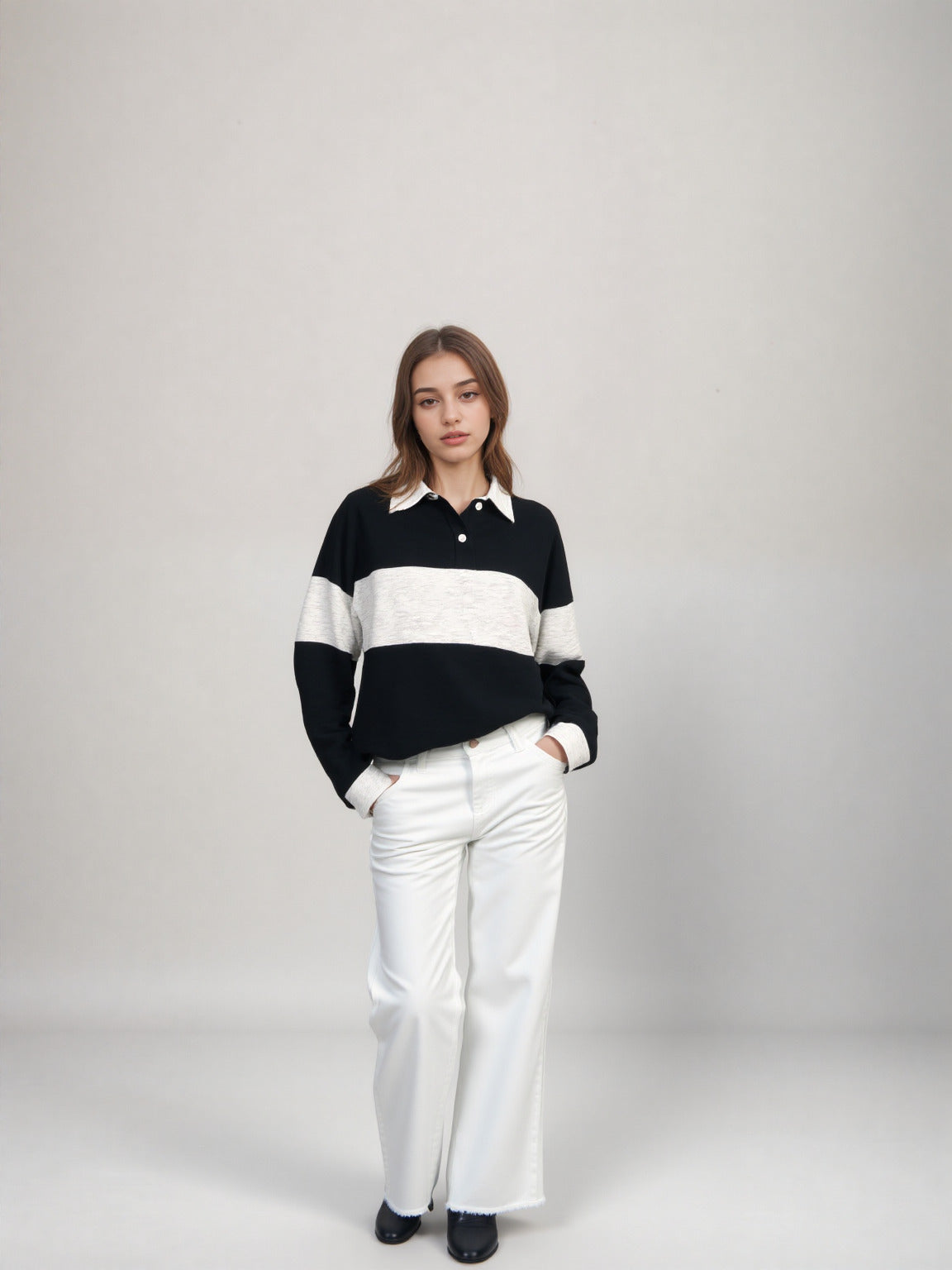 Pure White Wide Leg  Jeans