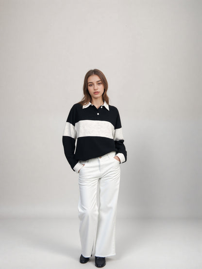 Pure White Wide Leg  Jeans