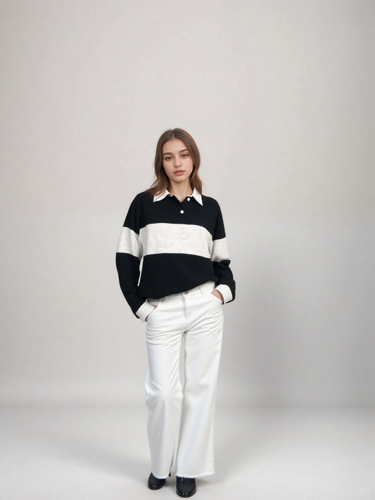 Pure White Wide Leg  Jeans