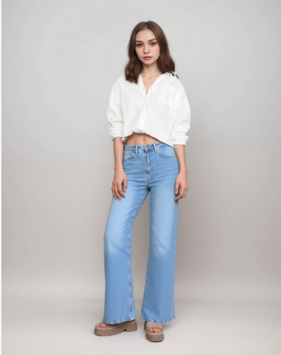 Light Blue Bootcut Jeans
